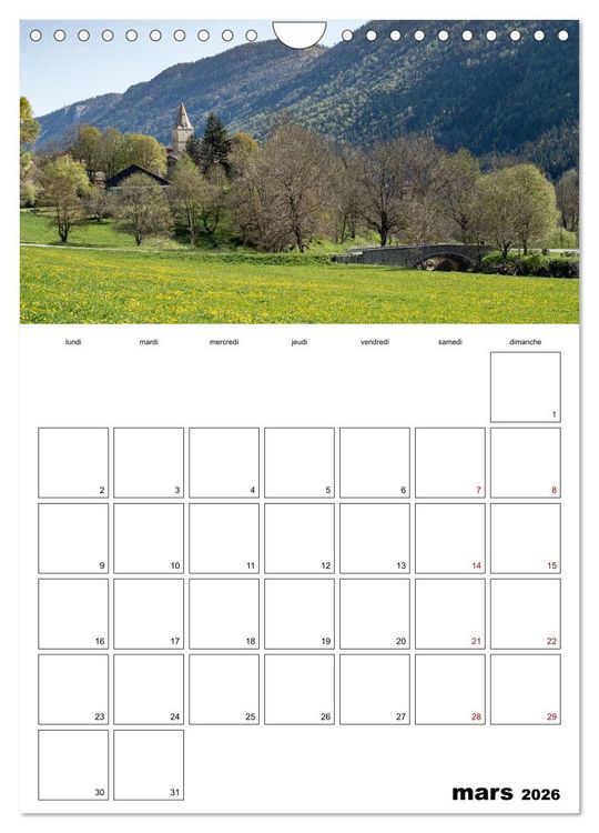 Produktbild: Le sud du Vercors, paysages (Calendrier mural 2026 DIN A4 horizontal), CALVENDO calendrier mensuel