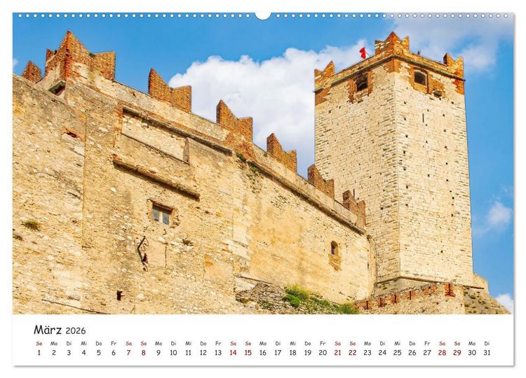 Produktbild: Malcesine am Gardasee (Wandkalender 2026 DIN A2 quer), CALVENDO Monatskalender