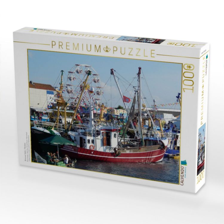 Produktbild: CALVENDO Puzzle B&uuml;sumer Hafen / Nordsee | 1000 Teile Lege-Gr&ouml;&szlig;e 64x48cm Foto-Puzzle f&uuml;r gl&uuml;ckliche Stunden