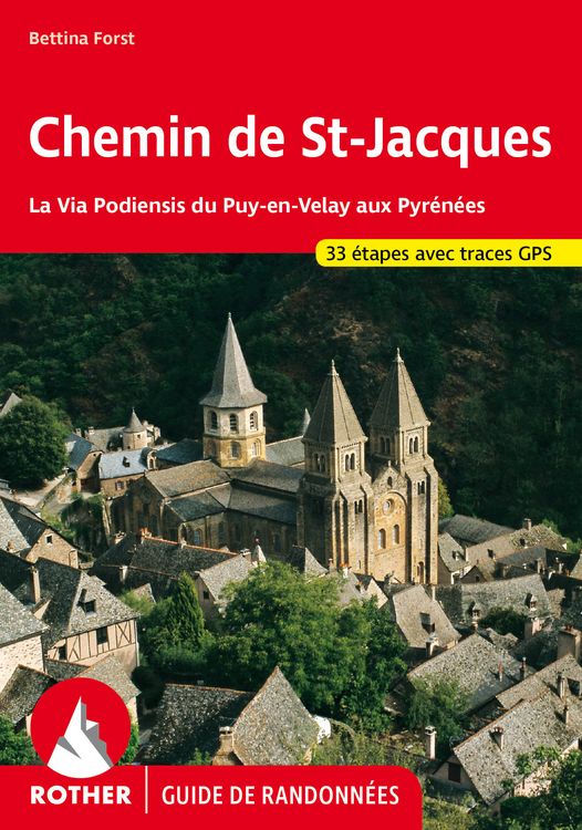 Produktbild: Chemin de St-Jacques - La Via Podiensis du Puy-en-Velay aux Pyr&eacute;n&eacute;es (Guide de randonn&eacute;es)