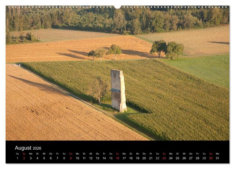 Produktbild: Hohenlohe von oben (Wandkalender 2026 DIN A2 quer), CALVENDO Monatskalender