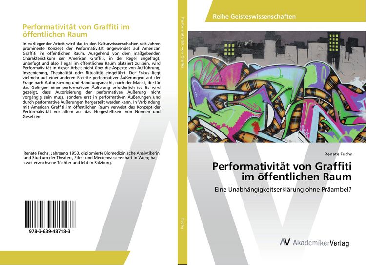 Produktbild: Performativit&auml;t von Graffiti im &ouml;ffentlichen Raum
