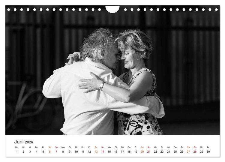 Produktbild: Tango Argentino - Paare beim Tanz auf &ouml;ffentlichen Pl&auml;tzen (Wandkalender 2026 DIN A4 quer), CALVENDO Monatskalender