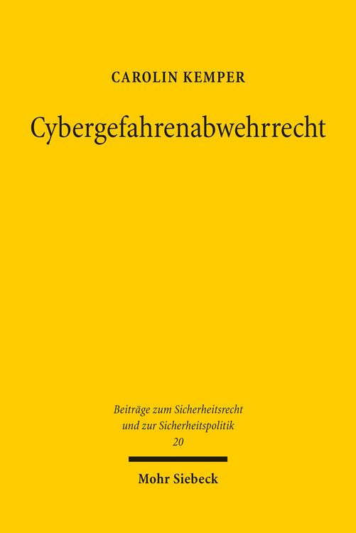 Produktbild: Cybergefahrenabwehrrecht