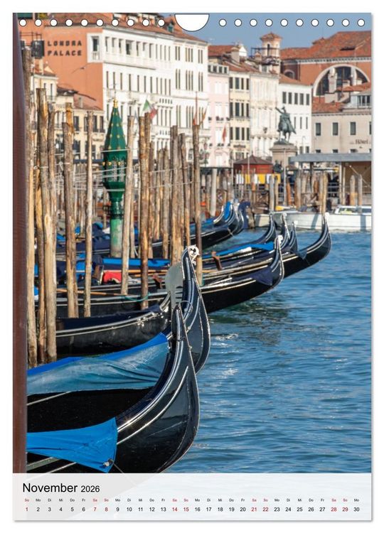 Produktbild: Venedig - Zwischen Wasser und Himmel (Wandkalender 2026 DIN A4 hoch), CALVENDO Monatskalender