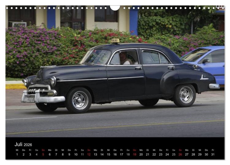 Produktbild: Oldtimertr&auml;ume auf KUBA (Wandkalender 2026 DIN A3 quer), CALVENDO Monatskalender