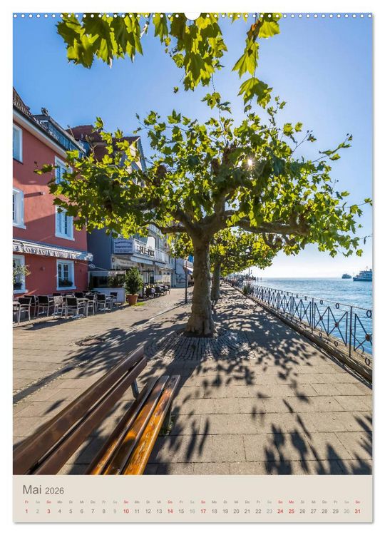 Produktbild: MEERSBURG UND KONSTANZ Historie am Bodensee (Wandkalender 2026 DIN A2 hoch), CALVENDO Monatskalender