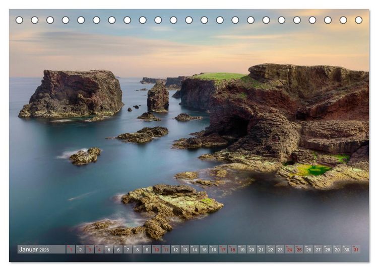 Produktbild: Wildes Shetland, die Wikinger-Inseln am Rande der Welt. (Tischkalender 2026 DIN A5 quer), CALVENDO Monatskalender