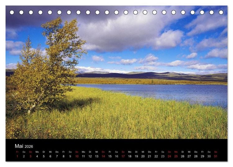 Produktbild: Norwegen (Tischkalender 2026 DIN A5 quer), CALVENDO Monatskalender