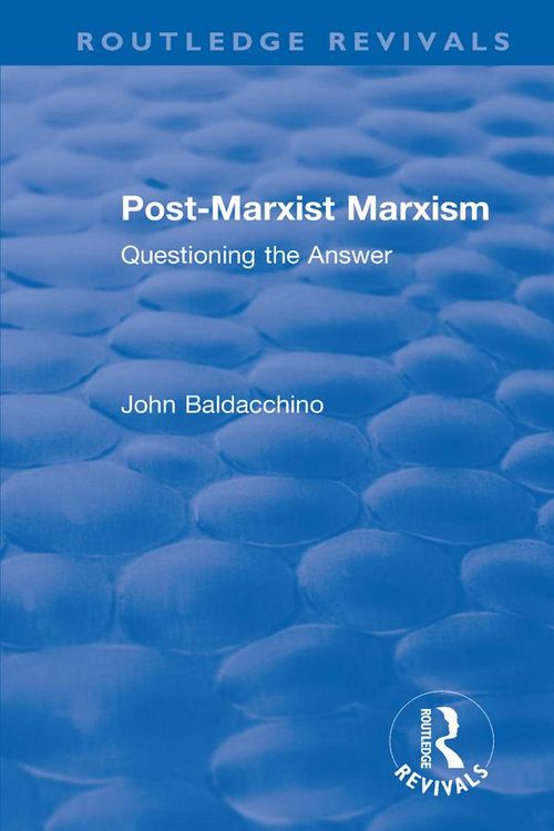 Produktbild: Post-Marxist Marxism