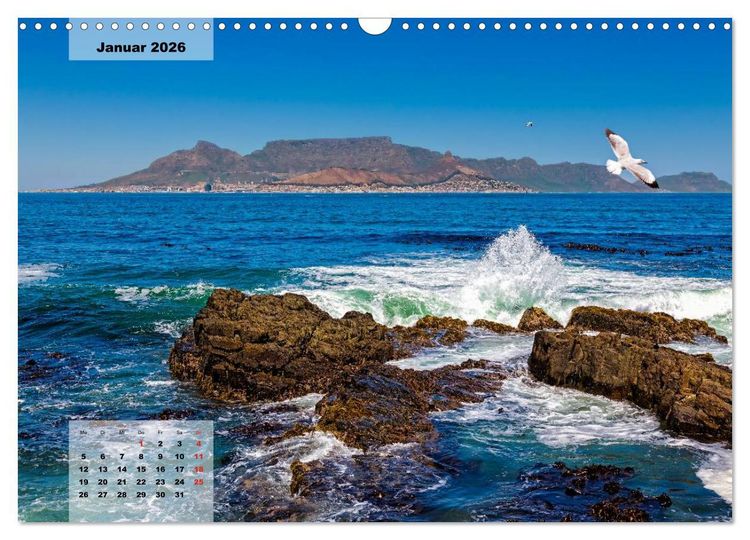 Produktbild: S&uuml;dafrika &ndash; Kapstadt und Westkap (Wandkalender 2026 DIN A3 quer), CALVENDO Monatskalender