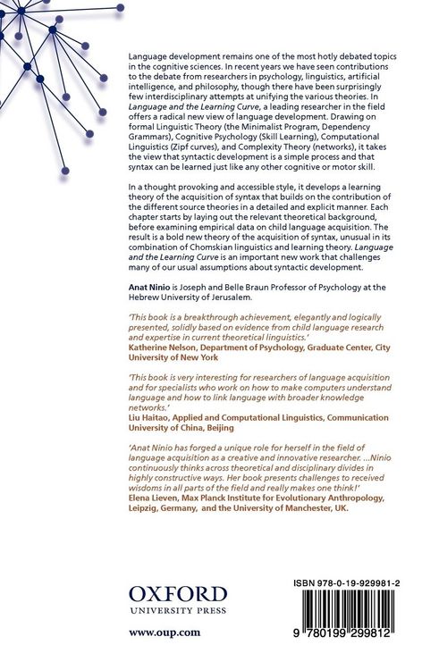 Produktbild: Language and the Learning Curve