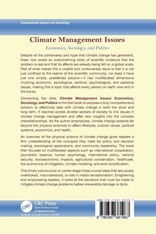 Produktbild: Climate Management Issues