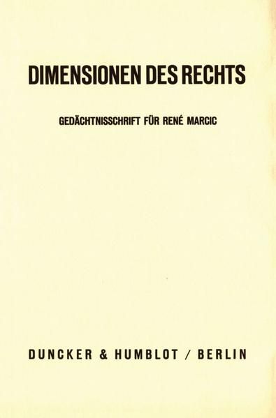 Produktbild: Dimensionen des Rechts.