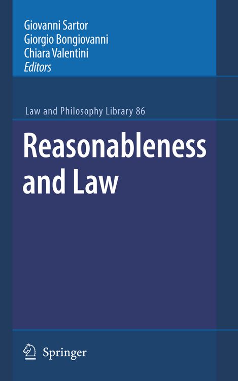 Produktbild: Reasonableness and Law