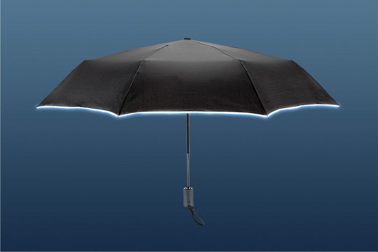 Produktbild: Sturm-Regenschirm Mod. Reflekta, sturmfester Schirm mit extra stabiler Stange
