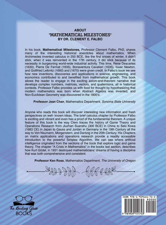 Produktbild: Mathematical Milestones