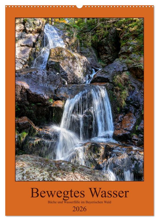 Produktbild: Bewegtes Wasser (Wandkalender 2026 DIN A2 hoch), CALVENDO Monatskalender