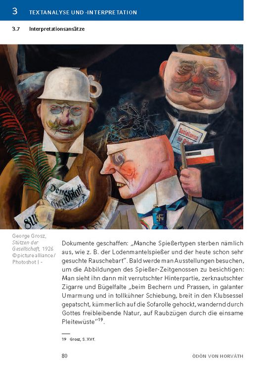 Produktbild: Der ewige Spie&szlig;er von &Ouml;d&ouml;n von Horv&aacute;th - Textanalyse und Interpretation