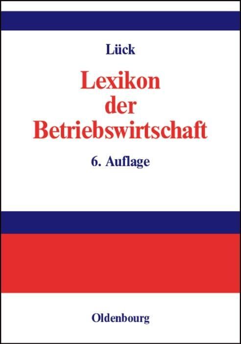 Produktbild: Lexikon der Betriebswirtschaft