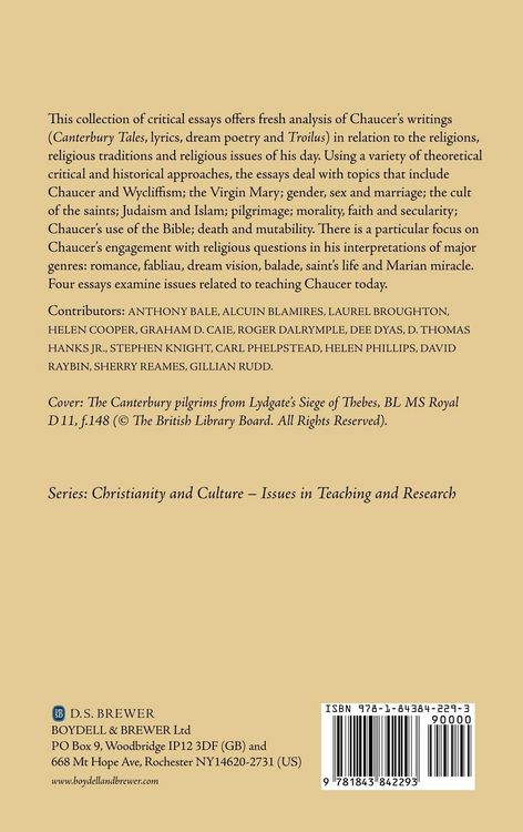 Produktbild: Chaucer and Religion