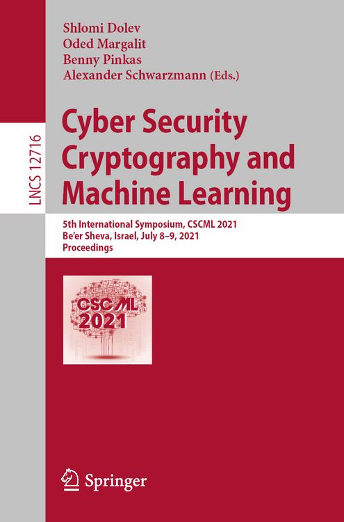 Produktbild: Cyber Security Cryptography and Machine Learning