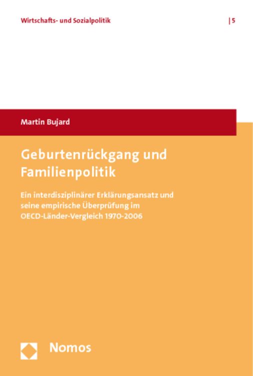 Produktbild: Geburtenrückgang und Familienpolitik