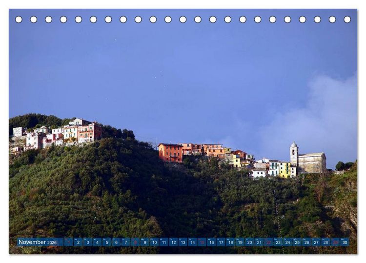 Produktbild: Wege durch die Cinque Terre (Tischkalender 2026 DIN A5 quer), CALVENDO Monatskalender