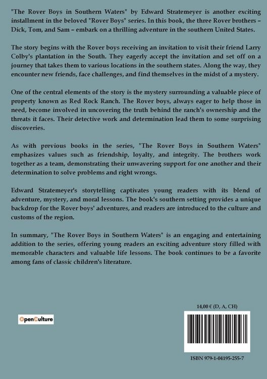 Produktbild: The Rover Boys In Southern Waters