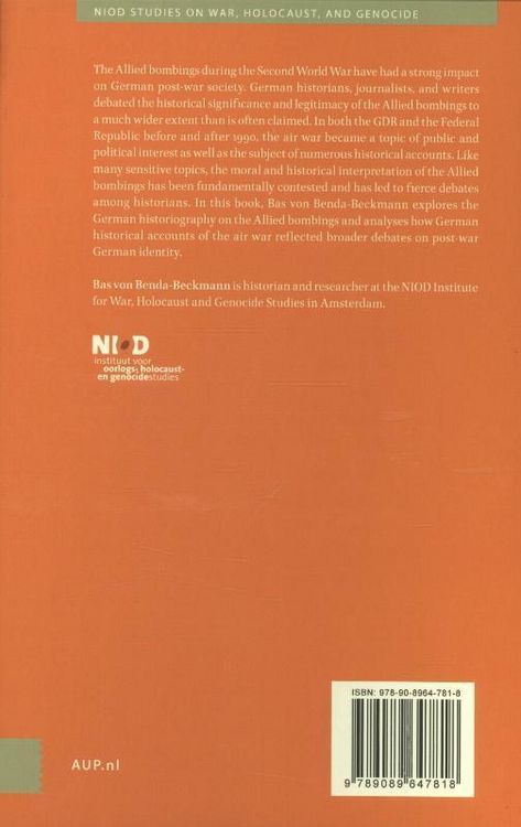 Produktbild: German Historians and the Bombing of German Cities