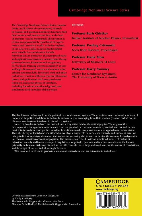 Produktbild: Dynamical Systems Approach to Turbulence