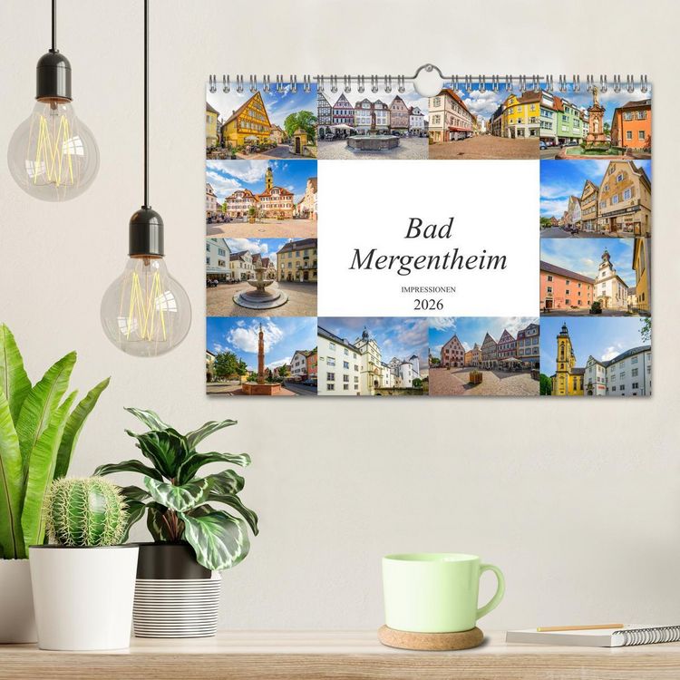 Produktbild: Bad Mergentheim Impressionen (Wandkalender 2026 DIN A4 quer), CALVENDO Monatskalender