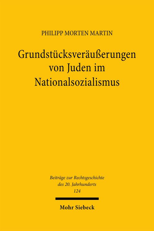 Produktbild: Grundst&uuml;cksver&auml;u&szlig;erungen von Juden im Nationalsozialismus