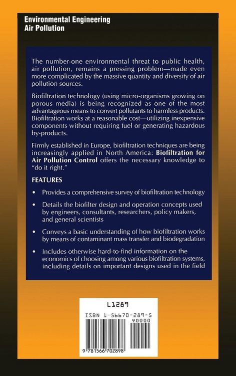Produktbild: Biofiltration for Air Pollution Control