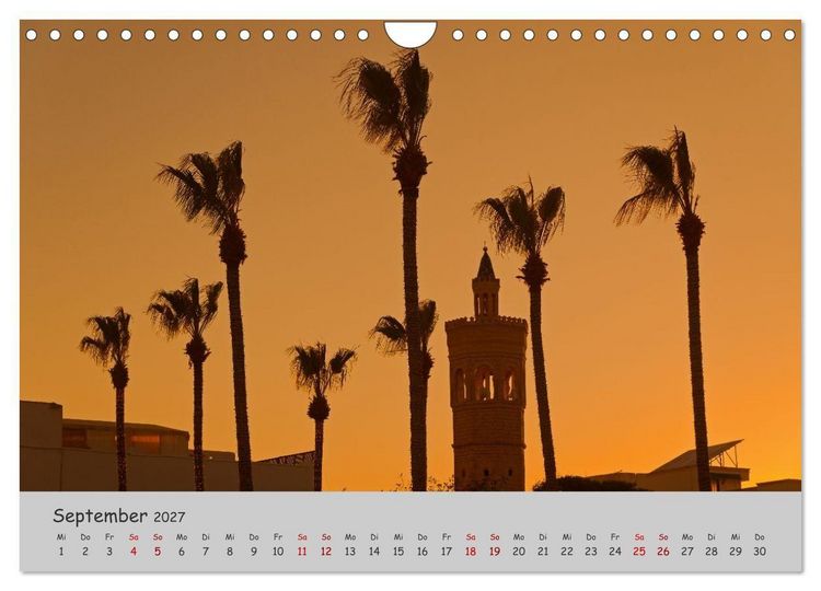 Produktbild: Tunesien Vielfalt am Mittelmeer (Wandkalender 2027 DIN A4 quer), CALVENDO Monatskalender