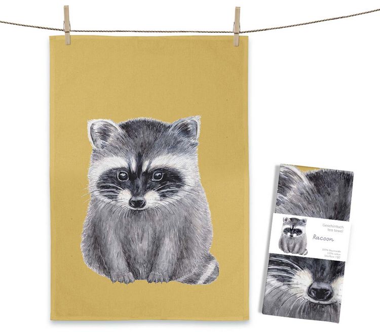 Produktbild: Geschirrtuch Racoon