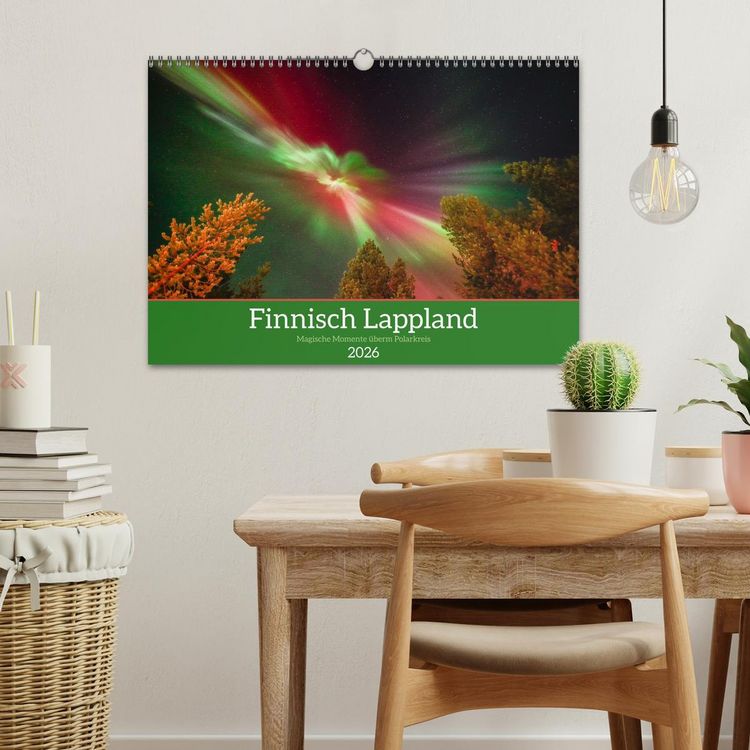 Produktbild: Finnisch Lappland (Wandkalender 2026 DIN A3 quer), CALVENDO Monatskalender