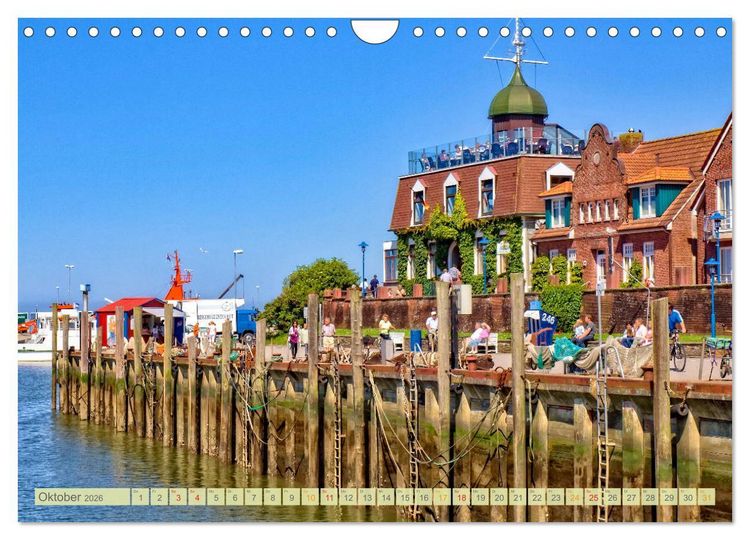 Produktbild: Reise an die Nordsee - Neuharlingersiel (Wandkalender 2026 DIN A4 quer), CALVENDO Monatskalender