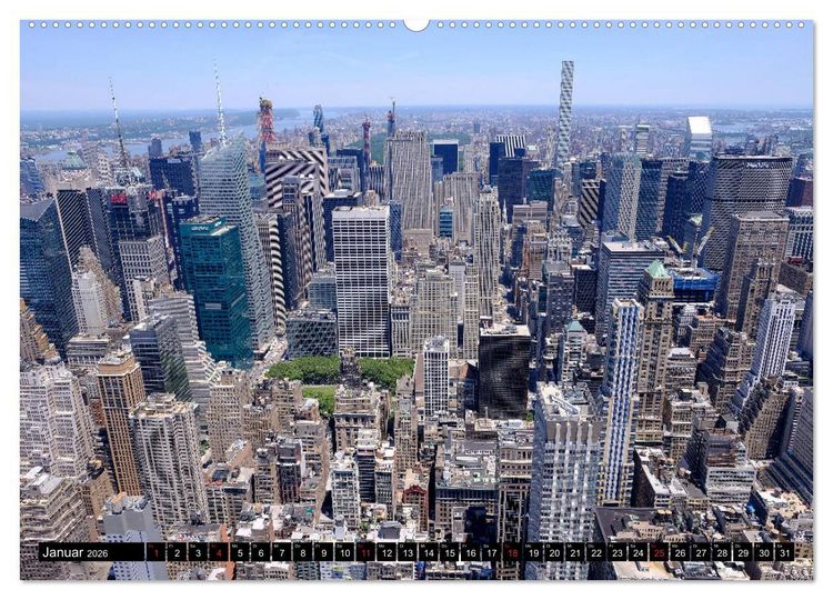 Produktbild: New York - 4 Tage unterwegs im Big Apple (hochwertiger Premium Wandkalender 2026 DIN A2 quer), Kunstdruck in Hochglanz