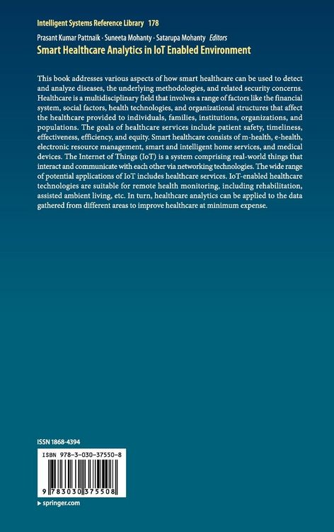 Produktbild: Smart Healthcare Analytics in IoT Enabled Environment