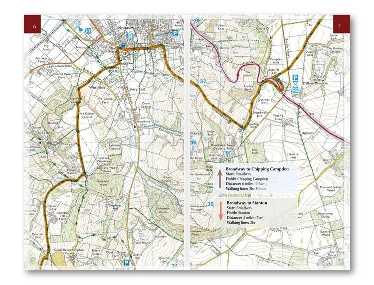 Produktbild: The Cotswold Way Map Booklet