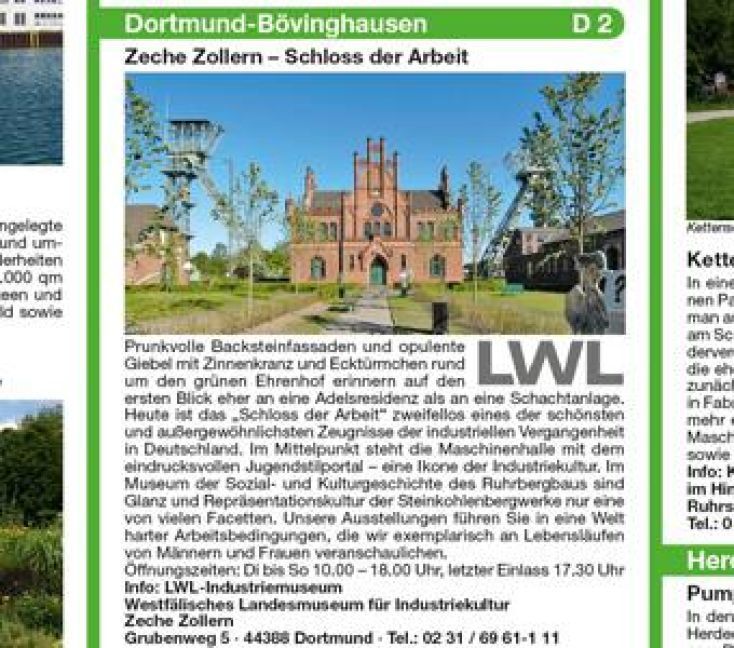 Produktbild: Publicpress Rad- und Wanderkarte Ruhrgebiet Ost, Dortmund, Bochum, Unna 1:50.000