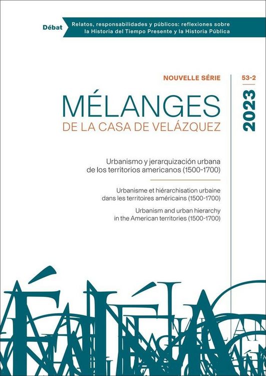 Produktbild: Urbanismo y jerarquizaci&oacute;n urbana de los territorios americanos (1500-1700)