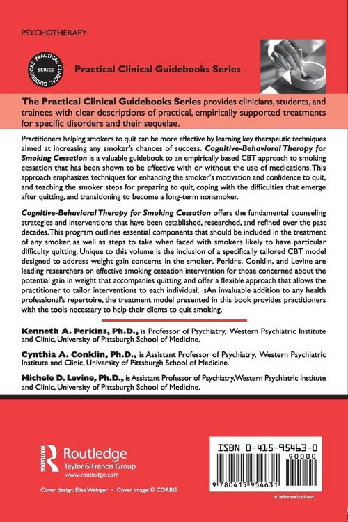 Produktbild: Cognitive-Behavioral Therapy for Smoking Cessation