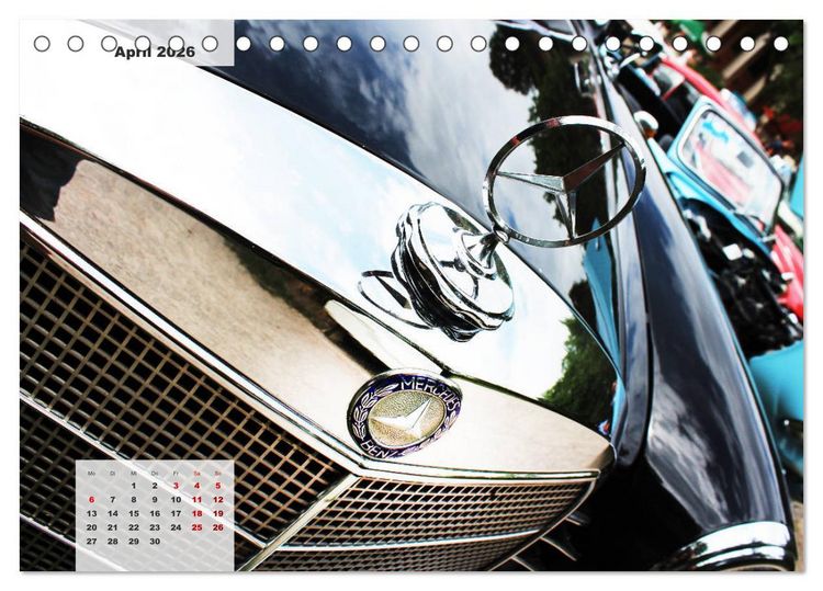 Produktbild: Mercedes Edel & Fein (Tischkalender 2026 DIN A5 quer), CALVENDO Monatskalender