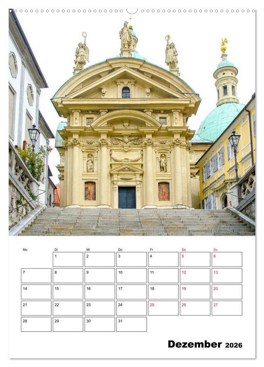 Produktbild: Graz - faszinierende Stadt (hochwertiger Premium Wandkalender 2026 DIN A2 hoch), Kunstdruck in Hochglanz
