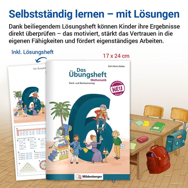 Produktbild: Das &Uuml;bungsheft Mathematik 6 &ndash; &Uuml;berarbeitete Neuauflage