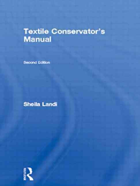 Produktbild: Landi, S: Textile Conservator's Manual