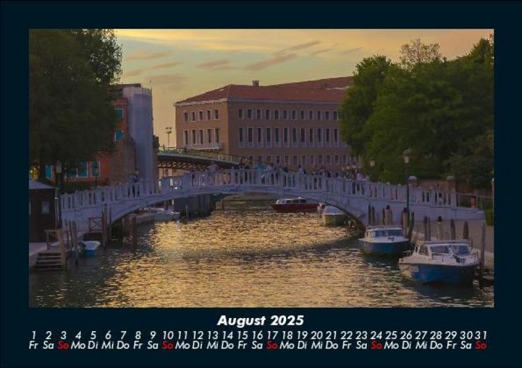 Produktbild: Venedig 2025 Fotokalender DIN A5