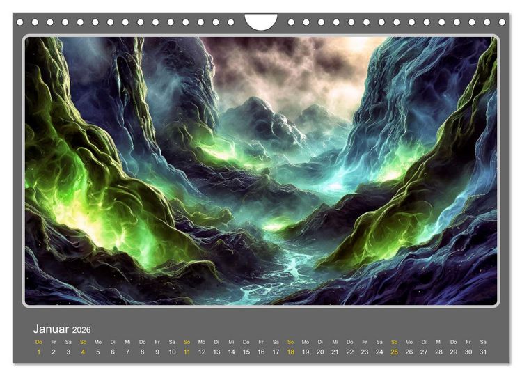 Produktbild: Energiefantasien (Wandkalender 2026 DIN A4 quer), CALVENDO Monatskalender